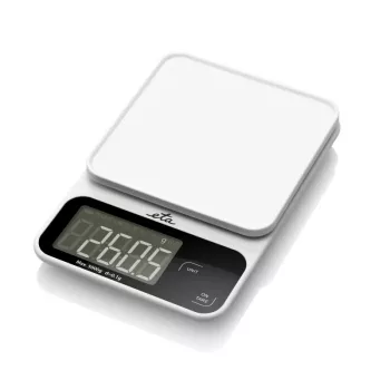 Virtuvinės elektroninės svarstyklės ETA POPI White – 5 kg, 1 g, LCD