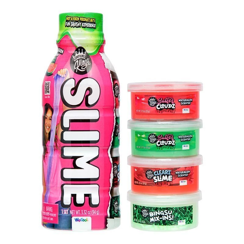 WECOOL Compound Kings – įvairiaspalvis slime rinkinys buteliukuose