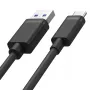 UNITEK USB kabelis USB-A – USB-C 25 cm, Y-C480BK