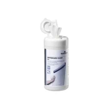 Durable 5759-02 baltos lentos valymo servetėlės, 100 vnt., dozatoriaus talpykloje