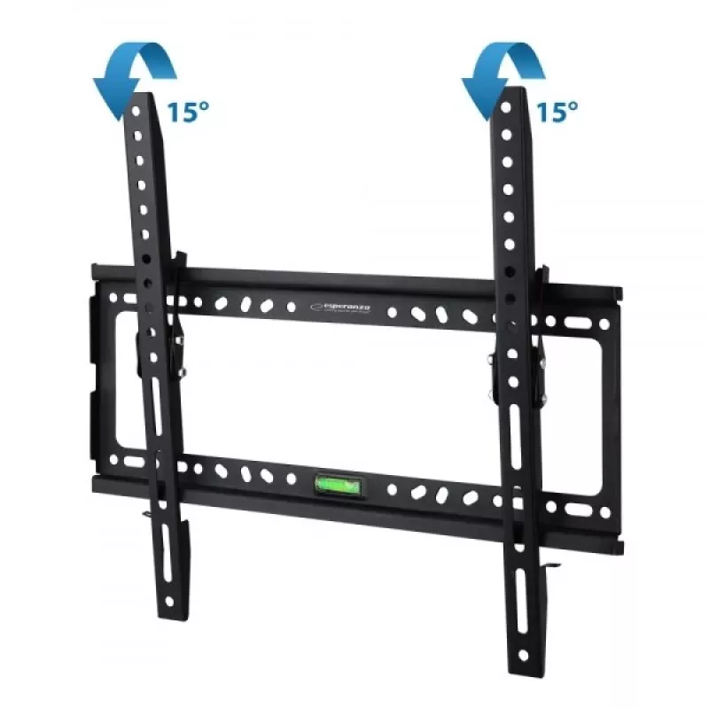 TV laikiklis ant sienos Esperanza HYPNOS 177,8 cm (70 inch) juodas, maks. 30 kg