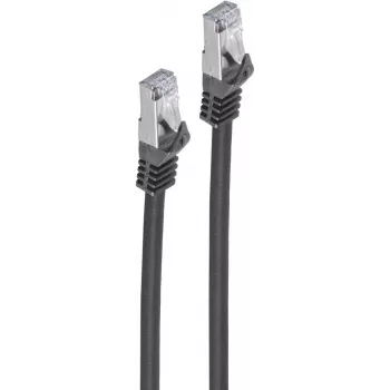 Tinklo kabelis ShiverPeaks BS08-39075 RJ-45 Cat7 10 m Juodas