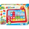 Edukacinis mozaikos rinkinys Lena My First Mozaic Traffic modelis 35633 – lentelė su kaiščiais transporto tematikos paveikslėliams
