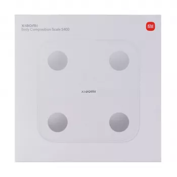 Xiaomi S400 kvadratinės baltos elektroninės svarstyklės