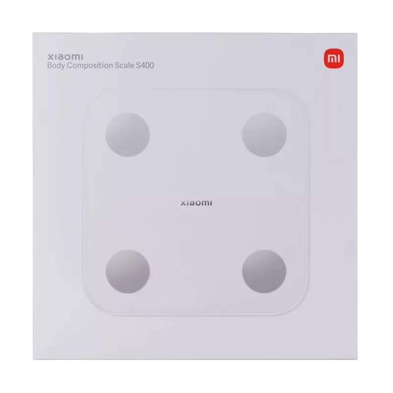 Xiaomi S400 kvadratinės baltos elektroninės svarstyklės