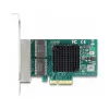DeLOCK PCI Express x4 kortelė 4 x RJ45 Gigabit LAN BCM Pilka