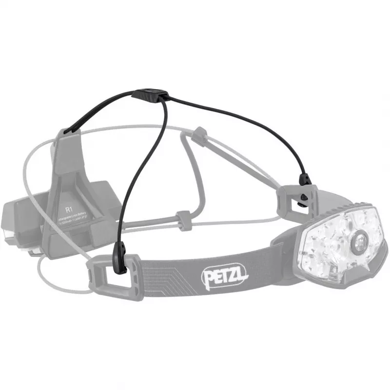 Priekinė LED galvos lemputė Petzl NAO RL juoda oranžinė 1500 lm USB-C