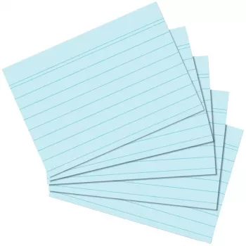 Herlitz 10836203 Mėlyna indeksinė kortelė 1 pak.