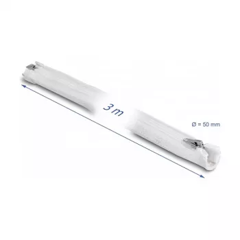 Pintas rankovės vamzdelis DeLOCK 20835 3 m x 50 mm Baltas