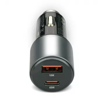 Automobilinis įkroviklis everActive CC-60Q, QC3.0, iki 83W, USB maitinimo adapteris automobiliui
