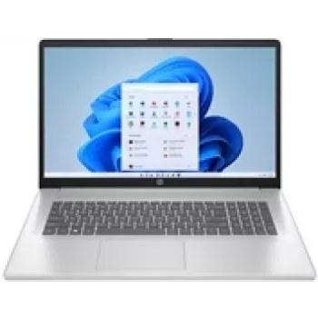 Nešiojamas kompiuteris HP 17-cp3574ng, 17,3 colio, AMD Ryzen 7 7730U, 16 GB RAM, 1 TB SSD, Windows 11 Home, sidabrinis