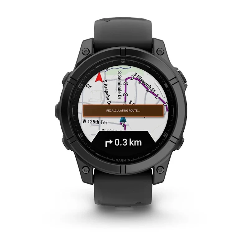 Garmin Fenix E 3.3 cm (1.3 inch) AMOLED 47 mm skaitmeninis 416 x 416 pikselių jutiklinis ekranas juodas Wi-Fi GPS (palydovas)
