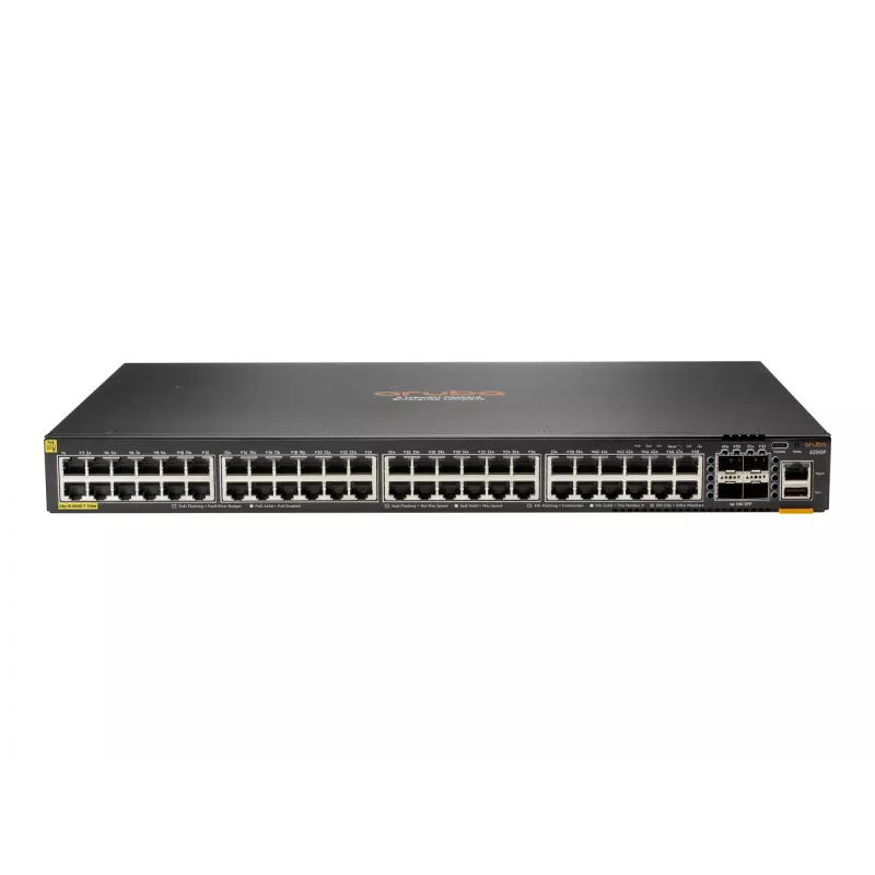 Valdomas jungiklis HP Enterprise Aruba 6200F 48G PoE 370W 4SFP+