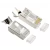 RJ45 jungtys GEMBIRD CAT7 8P8C auksuotos 15µm FTP/SFTP pakuotė 50 vnt.