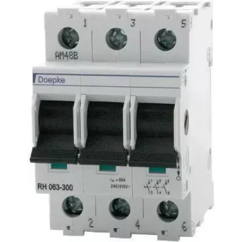 DOEPKE Pagrindinis jungiklis 63A RH063-300 3 paprastai atviri kontaktai RH063-300 (09981062)