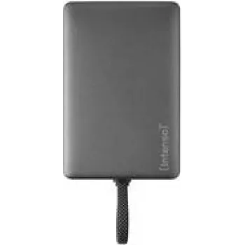 Intenso Powerbank MC10000 juoda 10000 mAh magnetinis su metaliniu žiedu