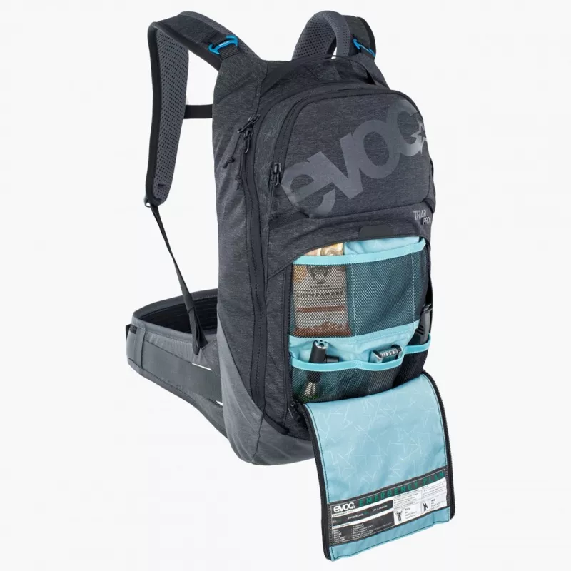 Dviračių kuprinė EVOC Trail Pro 10L Carbon Grey Sport