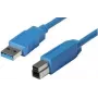 shiverpeaks BASIC-S USB 3.0 kabelis, A kištukas - B kištukas 1,8 m, mėlynas, dvigubai ekranuotas (BS77032)