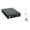 Fantec MR-25 keičiamas diskų rėmelis 2,5" SATA/SAS HDD/SSD diskui 3,5" angoje, 7–15 mm, juodas