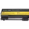 Baterija Green Cell LE05, skirta Lenovo ThinkPad T410 T420 T510 T520 W510 Edge 14 15 E525 — 11,1V 4400mAh Li-Ion, 6 elementų, juoda