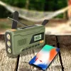 Nešiojamas FM radijas MANTA RDI401G su saulės baterija, dinaminiu sukimu, 4000–4500 mAh akumuliatoriumi, 5V USB išėjimu, 3W, žibintuvėliu