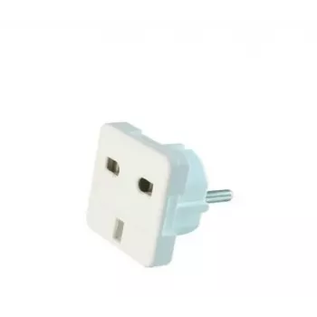 Gembird Cablexpert a-AC-UKEU-001 - Maitinimo adapteris - Jungtis (S) prie Kištuko (W) - Baltas - Jungtinė Karalystė, Europa