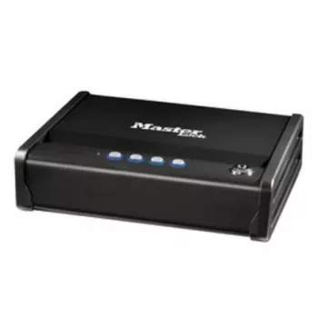 MASTER LOCK MLD08E seifas, juodas, nerūdijantis plienas