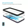 Grūdinto stiklo ekrano apsauga FIXED, skirta Apple iPhone 17, 2.5D pilnas dangtelis – 2 vnt., juoda