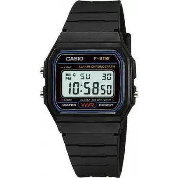 Laikrodis Casio F-91W-1YEF juodas