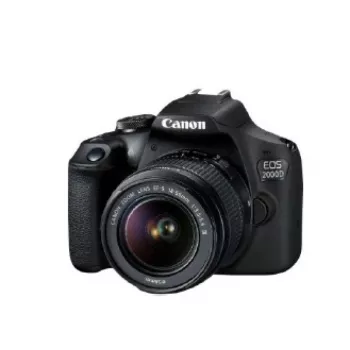 Canon EOS 2000D BK 18-55 IS II EU26 veidrodinis fotoaparato rinkinys 24,1 MP CMOS 6000 x 4000 pikselių juodas