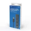 SAVIO USB-A šakotuvas su RJ-45 Gigabit Ethernet AK-57 — 3× USB-A + RJ-45, USB 3.2 Gen 1 Micro‑B prijungimas, 5 Gbit/s, 4 prievadai, pilka