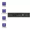 Qoltec 53945 stelažo UPS, 1 kVA, 800 W, LCD