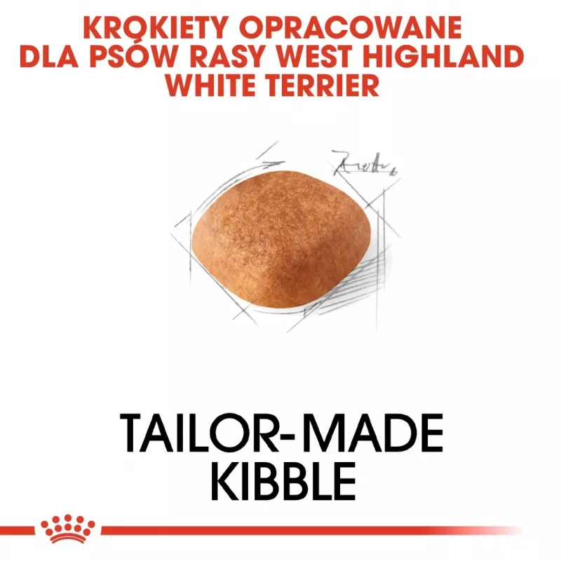Royal Canin BHN West Highland White Terrier Adult - sausas ėdalas suaugusiems šunims - 3 kg