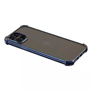 Minkštas apsauginis dėklas Devia iPhone 12 mini — smūgiams atsparus, mėlynas