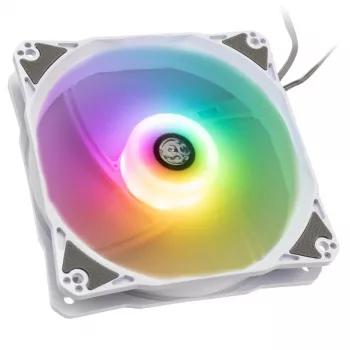 Ventiliatorius BitsPower Notos RGB PWM 120mm baltas, 3 vnt.