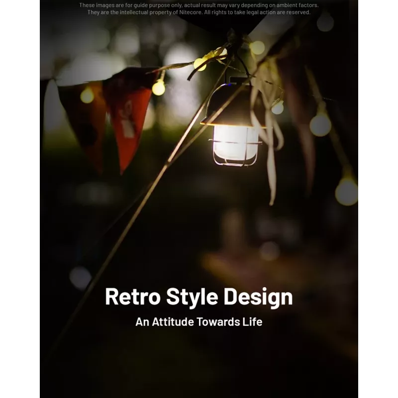 Kempingo žibintas Nitecore LR40 100 lm Alyvuogių spalvos, USB maitinamas