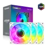 Gamemax KF300R BK Baltas korpuso ventiliatorius