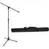 Mikrofono stovas Omnitronic MS-2 su boom rankena, juodas