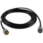 Koaksialinis kabelis ALLNET ANT-CAB-NM-NM-500 5m N tipo juodas