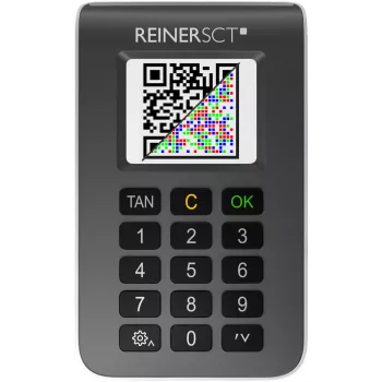 ReinerSCT tanJack photo QR TAN generatorius - Antracitas