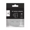 Gembird Cablexpert a-AC-UKEU-001 - Maitinimo adapteris - Jungtis (S) prie Kištuko (W) - Baltas - Jungtinė Karalystė, Europa