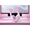 Ausinės „Razer Kraken Kitty V2“ laidinės USB Type-A baltos – uždedamos, lankeliu, 20–20000 Hz, 2 m kabelis