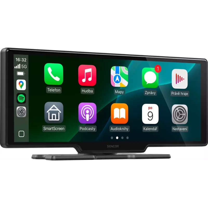 SCT M1060BWT automobilinis CarPlay ir Android Auto imtuvas