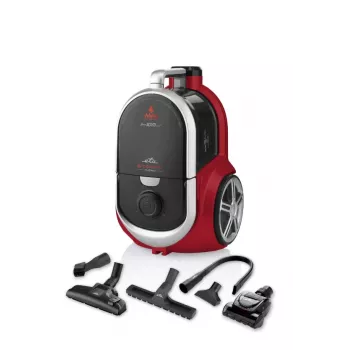 Siurblys ETA Stormy Turbo 351790000, be maišelio, 800 W, 2.2 L, juodas/raudonas