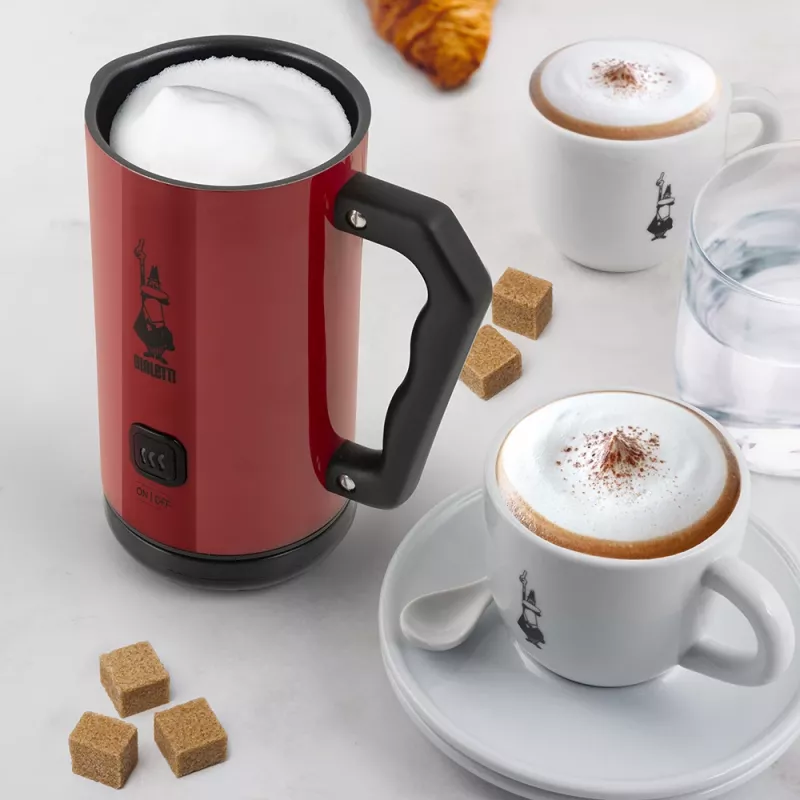 Bialetti MKF02 Automatinis pieno putotojas / šildytuvas Raudonas