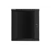 Lanberg sieninis montavimo spintos stovas 19'' 15U 600x600mm juodas (stiklinės durys)