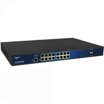 PoE jungiklis ALLNET ALL-SG8618PM 18 prievadų Gigabit (16 PoE + 2 uplink)
