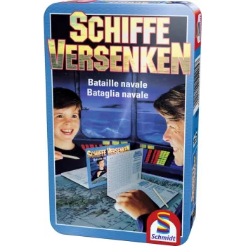 Schmidt Spiele Schiffe versenken - Strateginis žaidimas - Berniukams/Mergaitėms - nuo 8 metų - 114 mm x 184 mm x 39 mm (51205)