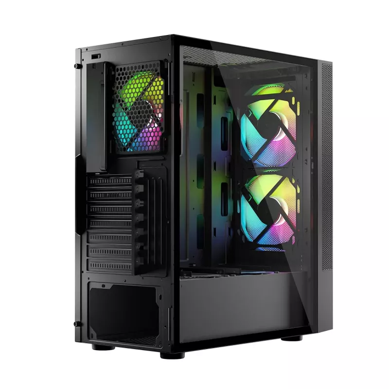 Logic Concept ARYA ARGB Midi Tower Korpusas Juodas su USB 3.0
