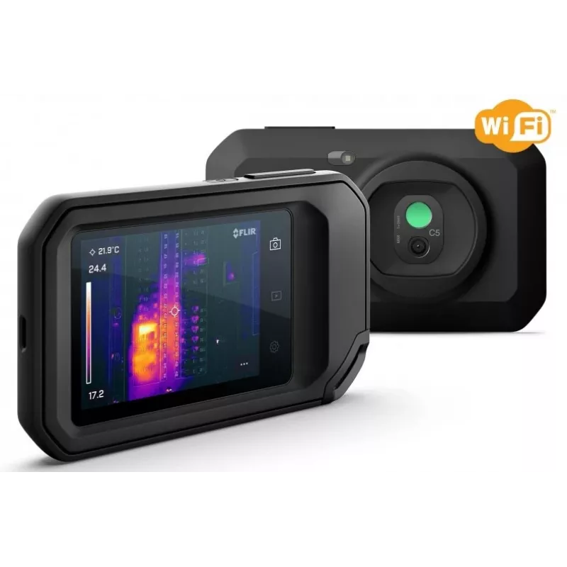 Termovizijos kamera FLIR C-5 juoda su įmontuotu ekranu 160 x 120 pikselių
